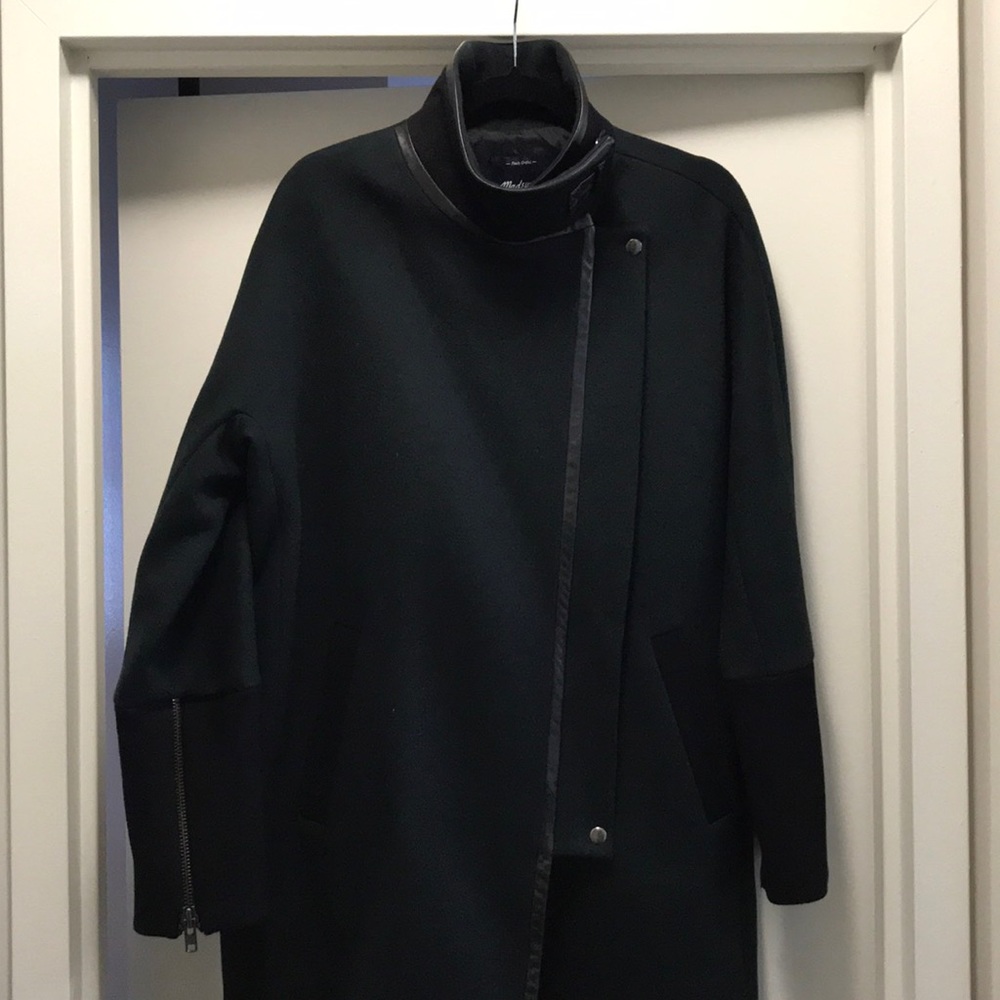 Madewell military wool coat NWT